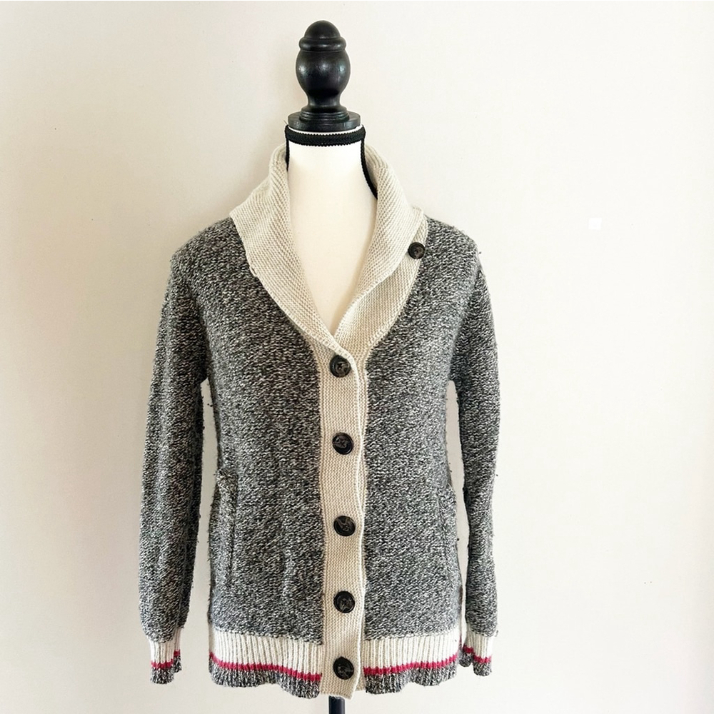 Genuine Roots Cabin Button Down Cardigan Sweater Size M Cabincore Fall/Winter